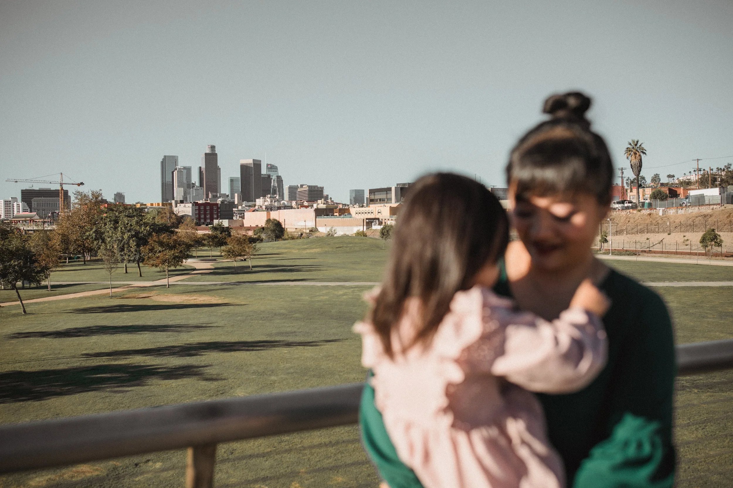 Jen Lum with her daughter, Eagle Rock Los Angeles